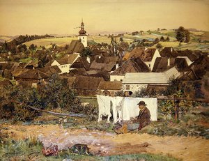 オーバーエスタライヒ・ビレッジ（Oberosterreichisches Dorf） 作： Sidonie Springer