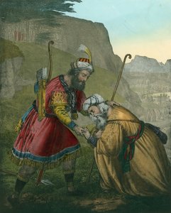 ヤコブとエサウ兄弟との和解 作： Siegfried Detler Bendixen