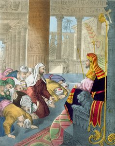 ジョセフが1870年代にエドワードゴーバーによって印刷された聖書から彼の兄弟のオマージュを受け取る 作： Siegfried Detler Bendixen