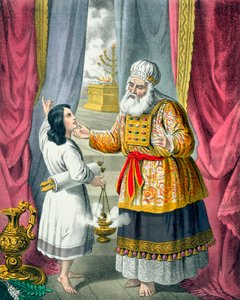 1870年代、彼のビジョンについてサミュエルに質問するエリ 作： Siegfried Detlev Bendixen