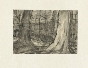 木々の間の顔 作： Sientje Mesdag van Houten