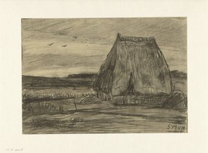 小屋のある風景 作： Sientje Mesdag van Houten