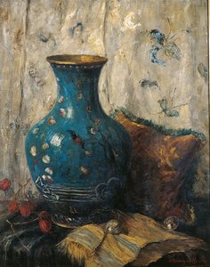 青い花瓶 作： Sientje Mesgad van Houten