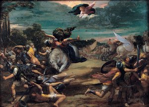 ダマスカスへの途中での改宗、1590-1595 作： Sigismondo Scarsellino