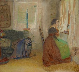 古い森の家の部屋 作： Sigmund Walter Hampel
