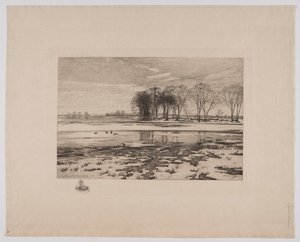 冬の風景 作： Sigvard Hansen