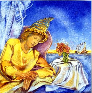 眠りの魔術師、2005年（水彩） 作： Silvia Pastore