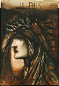 デルフィケ、1896 作： Simeon Solomon