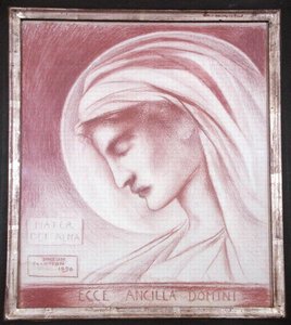 Ecce Ancilla Domini: Mater Dei Alma 作： Simeon Solomon