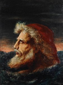 "主よ救いたまえ、さもなくば我は滅びる" 作： Simeon Solomon