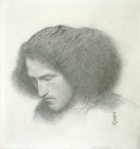 自画像 作： Simeon Solomon