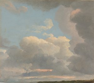 クラウドスタディ夕方、ca。 1786-1806。