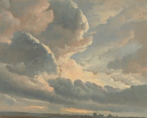 ローマ近くの夕焼け雲の研究