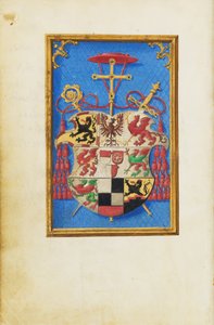 アルブレヒト・フォン・ブランデンブルク枢機卿のブレゾン 作： Simon Bening