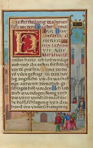 アハブ王の死を予告するミカヤとの境界線 作： Simon Bening