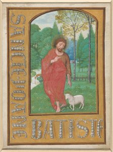 洗礼者聖ヨハネ 作： Simon Bening