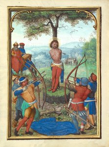 聖セバスティアヌスの殉教 作： Simon Bening