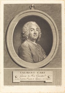 ローラン・カーズ 作： Simon Charles Miger after Jean Baptiste Perronneau