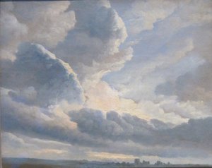 ローマ近郊の夕日と雲の研究 作： サイモンデニス