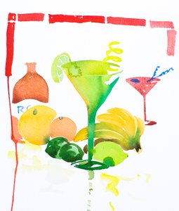 ダイキリ、2016年（水彩画）
