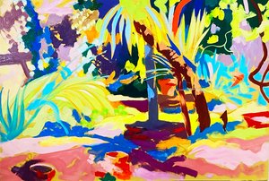 野生の夏（油彩・板） 作： サイモン・フレッチャー