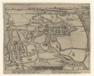 アルクマールの包囲戦、1573年 作： Simon Frisius