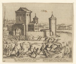 『ジケムの処刑』、1578年 作： Simon Frisius