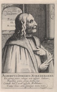 アルブレヒト・デューラーの肖像画 作： Simon Frisius