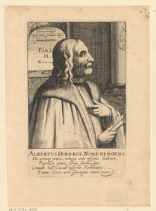 アルブレヒト・デューラーの肖像画 作： Simon Frisius