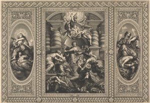 O teto da casa de banquetes em Whitehall: o reinado pacífico de James I 作： Simon Gribelin