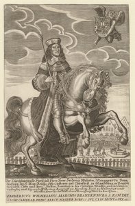 フリードリヒ ヴィルヘルム 1620 ～ 1688 年の肖像、ブランデンブルク選帝侯、プロイセン公、1680 年 作： Simon Grimm