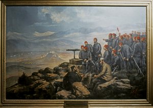 ロシアとトルコの戦争6月21日、アラ・ダハ周辺の行動を観察する 作： Simon Hagopian