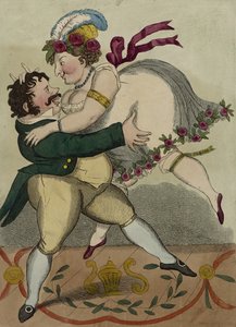 ニュー・ジャーマン・ワルツ、1818年頃（手描きのエッチング） 作： Simon Hehl