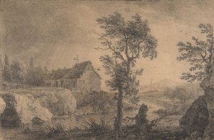 ベンド・イン・ザ・リバー、1767年。 作： Simon Mathurin Lantara