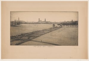 The Land of Hoboken (オブジェクトの原題) 作： Simon Moulijn (signed by artist)