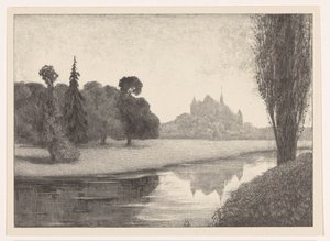 城の近くの公園 Environs of Laren (オリジナル シリーズ タイトル) 作： Simon Moulijn