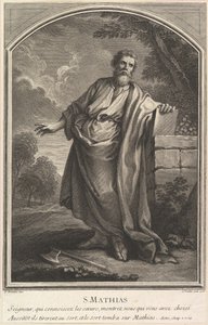 聖マティアス、1726年。 作： Simon Vallee