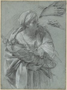 トロイの神々を運ぶクレウサ 作： Simon Vouet