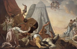 イスラエル人、臥蛇を仰ぐ。 作： Simon Vouet