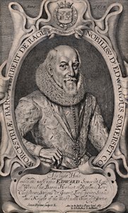 エドワードサマセット、第4ウスター伯爵、英国廷臣、c1618 1894 作： Simon de Passe