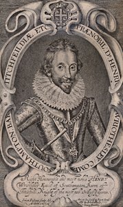 Henry Wriothesley、サウサンプトン伯、ウィリアムシェイクスピアの守護神、c1617 1894 作： Simon de Passe