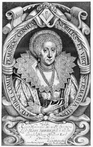 1618年にサドベリーとハンブルによって出版された亡くなった故ヘンリーハーバート、ペンブローク伯爵夫人の妻である右の尊敬すべき最も尊敬すべきメアリーシドニー 作： Simon de Passe
