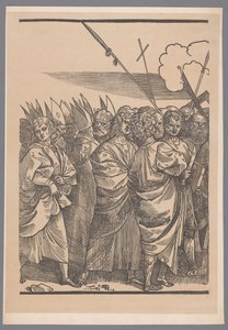 Joos Lambrecht に続く版画シリーズ De Triomf van Christus の第 3 部の複製 作： Simonau and Toovey