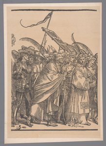 Joos Lambrecht に続く版画シリーズ The Triumph of Christ の第 2 部の複製 作： Simonau and Toovey