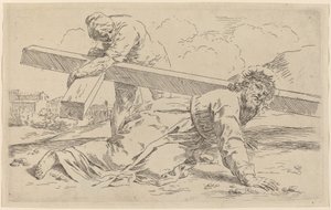 十字架の担ぎ 作： Simone Cantarini