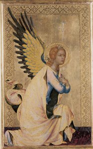 ガブリエル、Orsini Polyptych (パネル上のテンペラ) から (471173-5 も参照)