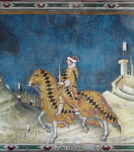 ギドリッチョ・ダ・フォリアーノGuido Riccio da Fogliano（1352年没）は、1328年にマレンマのモンテマッシ城を攻略した際のシエナ軍の司令官（コンドッティエロ）。シモーネ・マルティーニ（1284-1344）のフレスコ画 作： Simone Martini