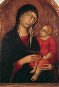 マドンナと子供 作： Simone Martini