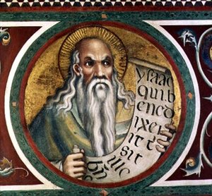 マエスタアイザック、フレームからのディテール 作： Simone Martini