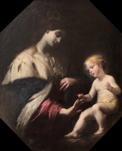 聖カタリナの神秘的な結婚 作： Simone Pignoni